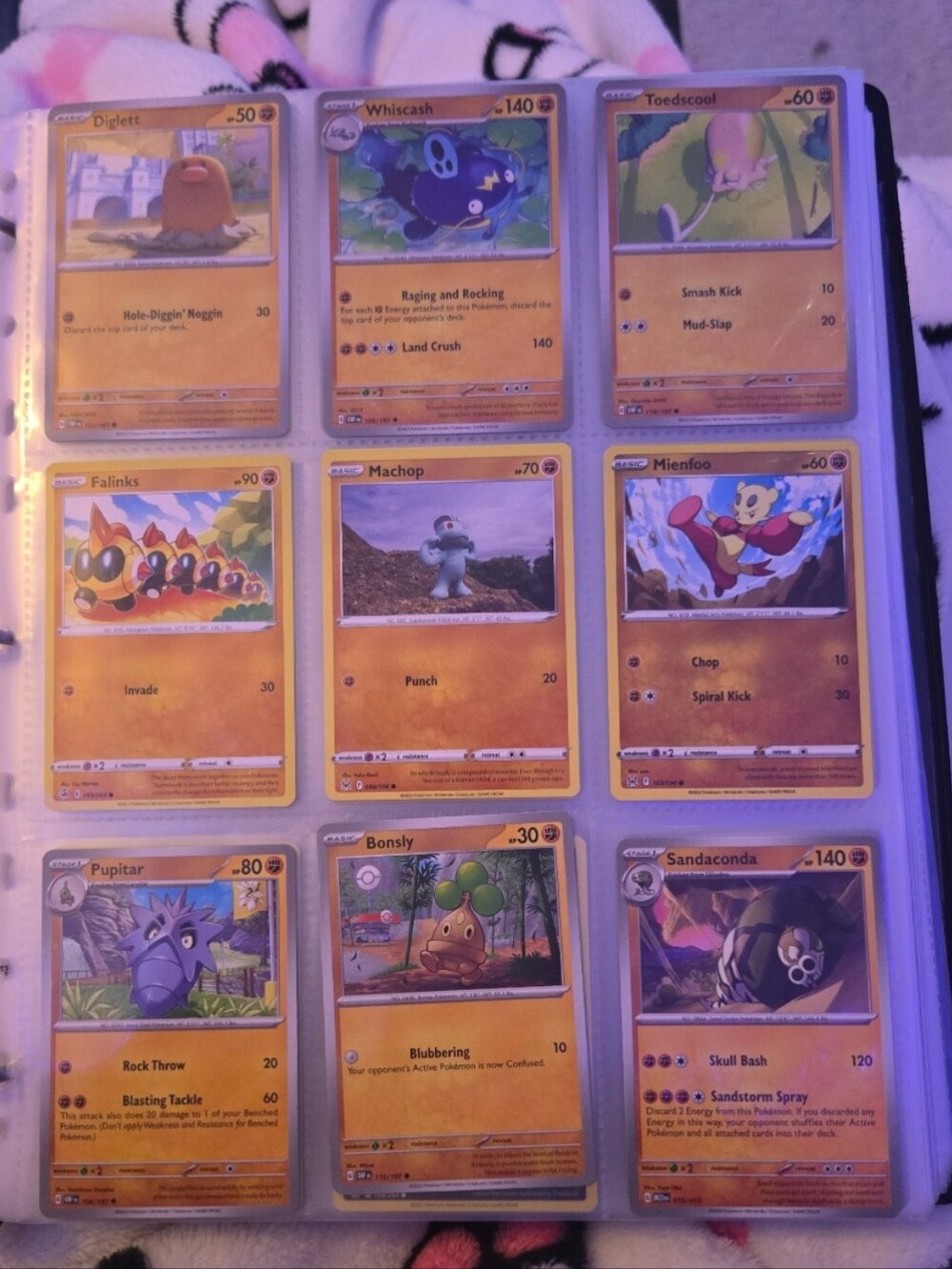 Pokemon 10 Fighting Cards
